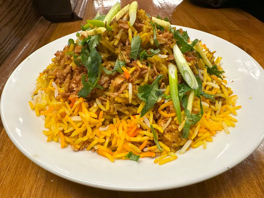 Veg Biryani & Raita/Salad -Eggolicious Indian restaurant